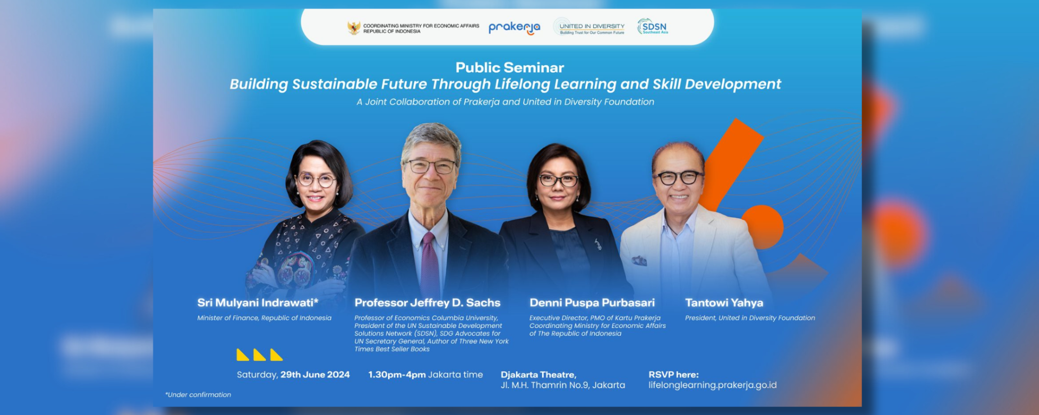 Public Seminar: Building Sustainable Future Through Lifelong Learning and Skill Development