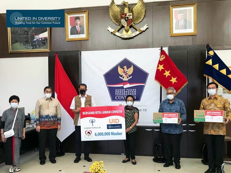Gajah Tunggal Group Donates 6 Million Masks to UID Facing COVID-19